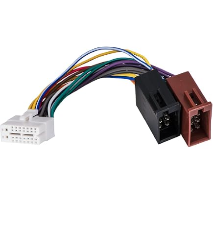 ラジオ・コンポ Clarion DMB165 Power Harness Included Amazon.com: 16 Pin Clarion Auto Stereo Wiring Harness Plug